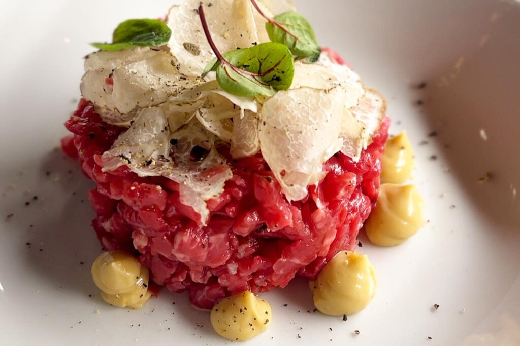 tartar dish trattoria napole zoga